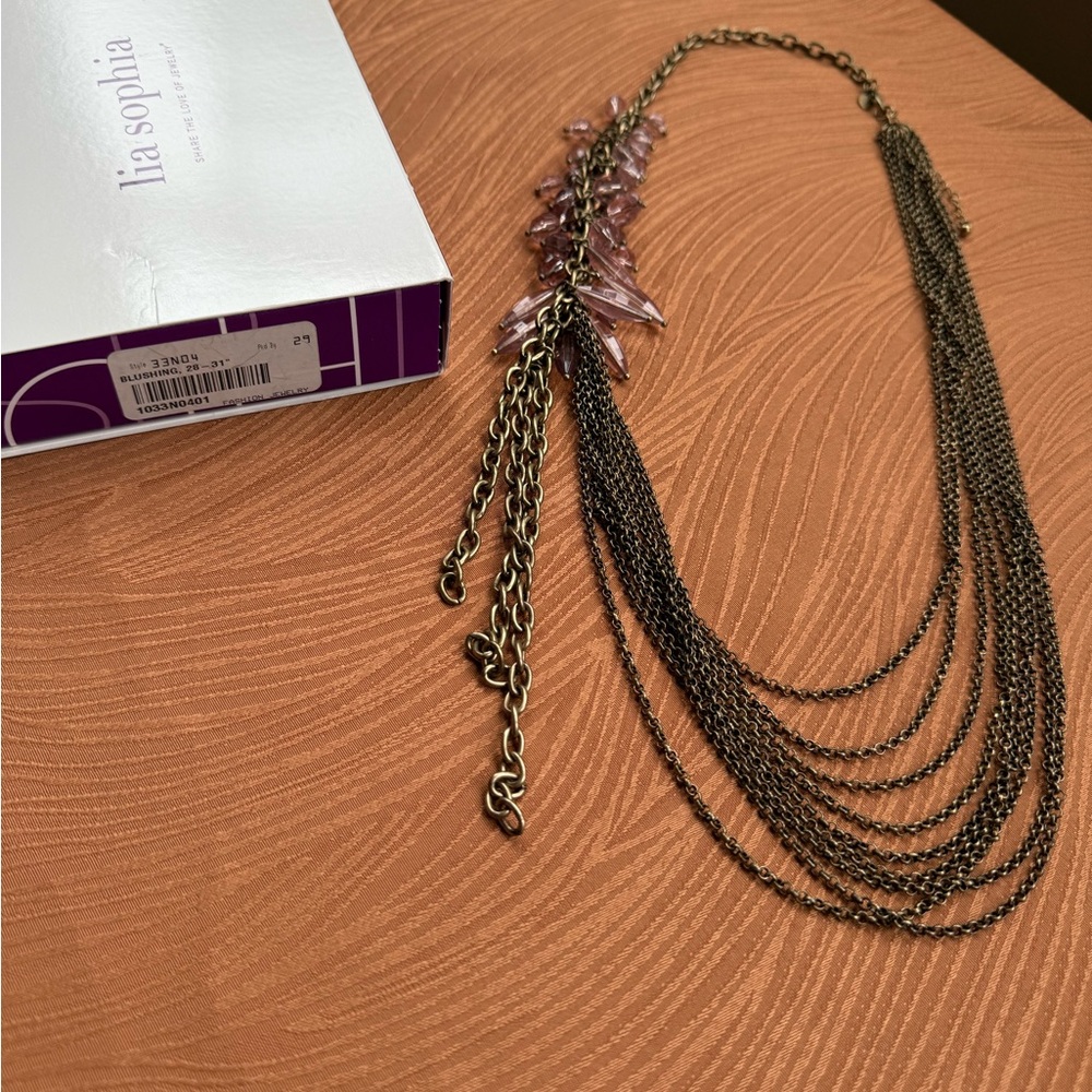 Lia Sophia “Blushing” Necklace